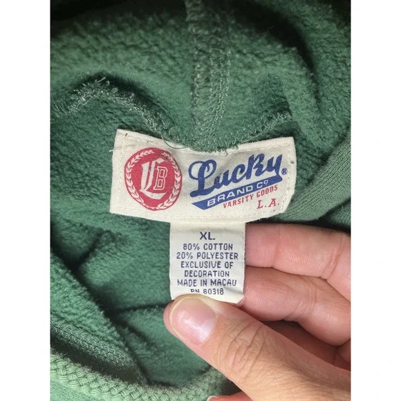 Lucky Brand Green Hoodie - Picture 7 of 12